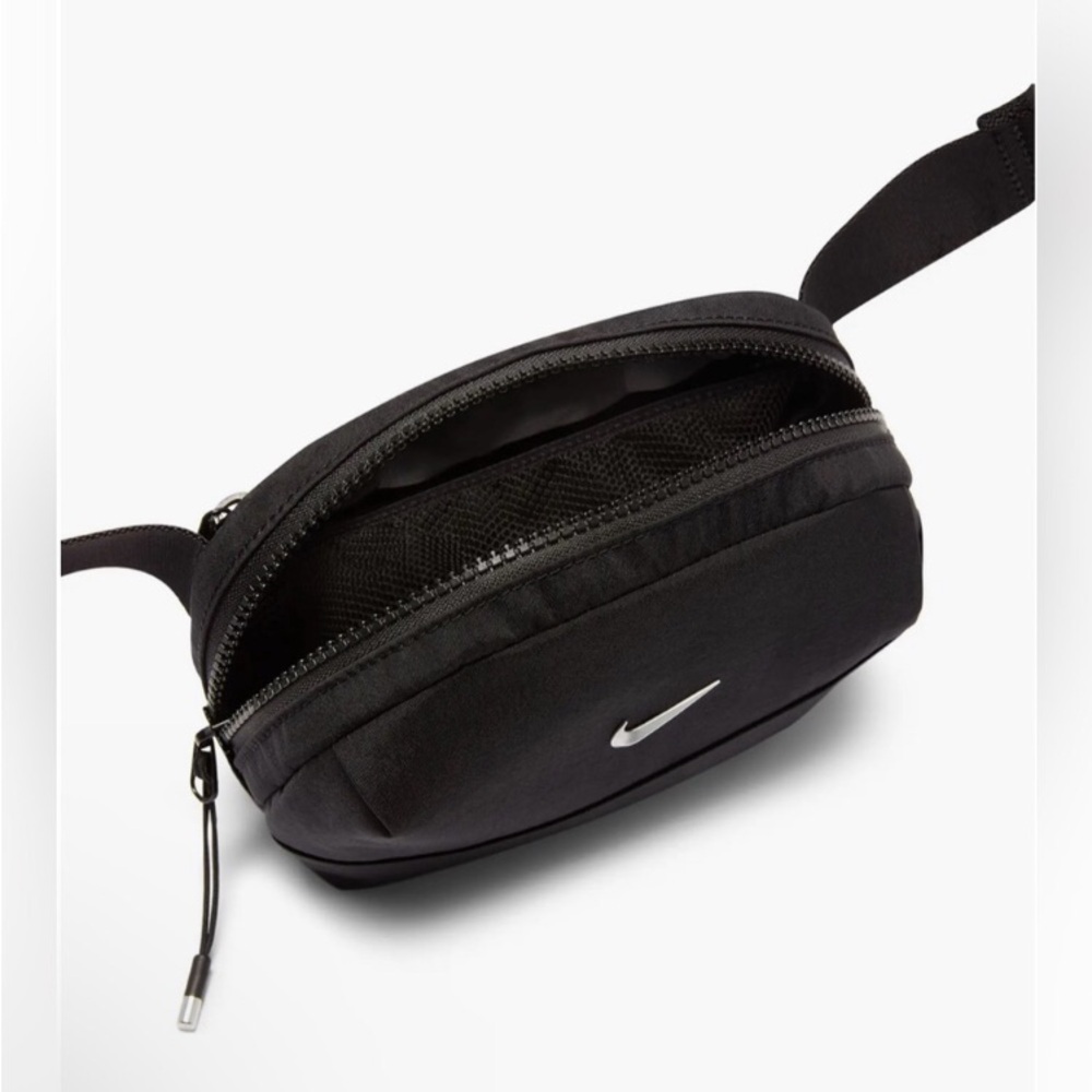 Nike Aura Black Waist Belt Bag - Jogging, Walking, Shopping | Hands Free - Picture 4 of 9